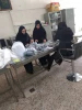 دوخت و آماده سازی ماسک دو لایه در آموزشکده فنی و حرفه ای دختران نجف آباد 3