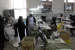 بازدید معاونت نهاد رهبری از کارگاه تولید ماسک آموزشکده دختران نجف آباد 3