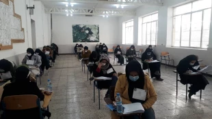هشتمین آزمون استخدامی متمرکز دستگاه های اجرایی به میزبانی آموزشکده دختران نجف آباد برگزار شد 2