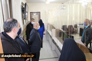 بازدید ریاست دانشگاه فنی وحرفه ای کشور جناب آقای دکتر صالحی عمران از آموزشکده دختران نجف آباد 7