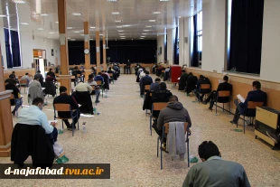 ازمون استخدامی وزارت بهداشت به میزبانی آموزشکده دختران نجف آباد برگزار شد 3