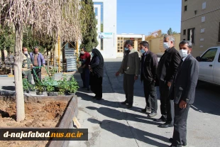 همزمان با هفتة درختکاری در آموزشکده فنی و حرفه ای دختران نجف آباد برگزار گردید 3