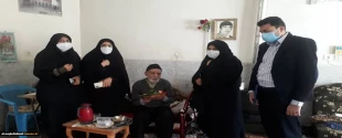 دیدار با خانواده شهدا بمناسبت پنجم اسفند  روز حماسه وایثار  نجف  آباد 7