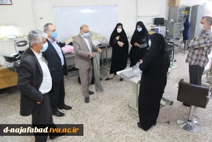 بازدید  هیات نظارت، ارزیابی و تضمین کیفی دانشگاه فنی وحرفه ای وهمراهان از آموزشکده دختران نجف آباد 5