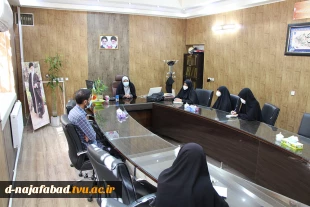 معارفه فرمانده پایگاه بانو مجتهد امین باحضور مسئول بسیج دانشجویی ناحیه شهرستان درآموزشکده دختران نجف آباد 6