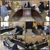 معارفه فرمانده پایگاه بانو مجتهد امین باحضور مسئول بسیج دانشجویی ناحیه شهرستان درآموزشکده دختران نجف آباد 7