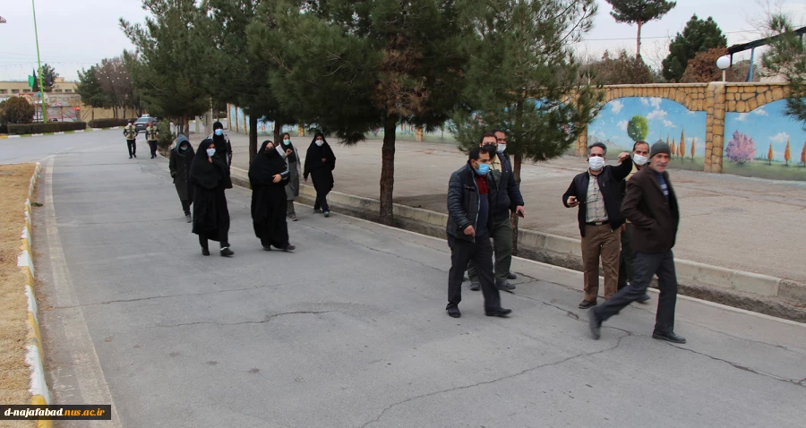 پیاده روی بمناسبت گرامیداشت دومین سالگرد شهادت سپهبد حاج قاسم سلیمانی