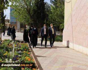 بازدید ونظارت دانشگاه فنی و حرفه ای از آموزشکده دختران نجف آباد مبنی بر تشکیل کلاس های حضوری   2