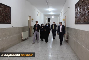 بازدید ونظارت دانشگاه فنی و حرفه ای از آموزشکده دختران نجف آباد مبنی بر تشکیل کلاس های حضوری   3