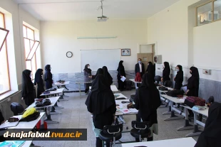 بازدید ونظارت دانشگاه فنی و حرفه ای از آموزشکده دختران نجف آباد مبنی بر تشکیل کلاس های حضوری   4