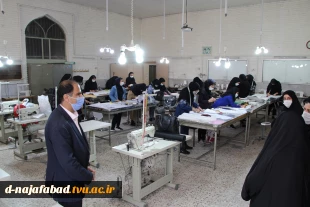 بازدید ونظارت دانشگاه فنی و حرفه ای از آموزشکده دختران نجف آباد مبنی بر تشکیل کلاس های حضوری   10