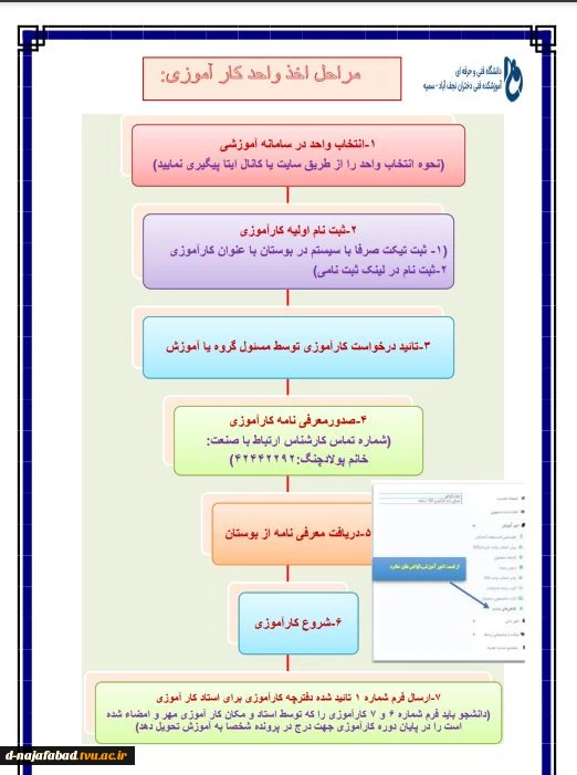 مراحل کارآموزی