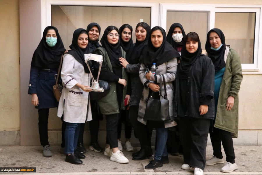 مسابقه تیم سازی دانشگاه فنی وحرفه ای استان اصفهان   برگزار شد   
کسب مقام دوم دانشجویان آموزشکده دختران نجف اباد در مسابقات تیم سازی دانشگاه فنی و حرفه ای استان اصفهان 
 2