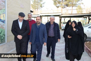 نماینده مردم شهرستان نجف آباد در مجلس شورای اسلامی با رئیس دانشگاه فنی وحرفه ای استان و ریاست آموزشکده دختران نجف آباد با دیدار و گفتگو کرد  3