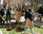 آیین روز درختکاری و کاشت نهال درمحوطه آموزشکده دختران نجف آباد  برگزار شد 5