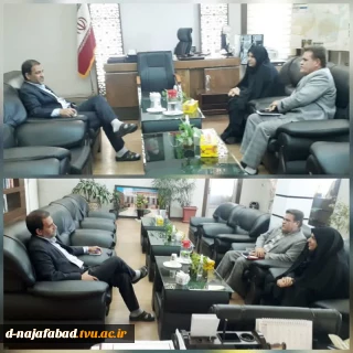 دیداربا معاون استانداروفرماندار ویژه شهرستان  نجف آباد