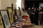 بازدید مدیر عامل مرکز نجوم فضای بیکران ایرسا  از نمایشگاه دستاوردهای اساتید ودانشجویان آموزشکده دختران نجف آباد  5