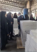 بازدید دانشجویان آموزشکده دختران نجف آباد در قالب اردوی راهیان پیشرفت از کارخانه کاش آسیا  7
