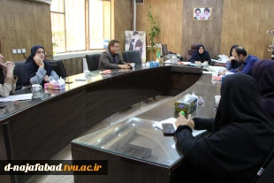 بازدید نماینده نظارت و ارزیابی وتضمین کیفیت دانشگاه فنی وحرفه ای استان اصفهان مبنی بر فرآیند بازگشایی و استقبال از دانشجویان آموزشکده دختران نجف آباد   7