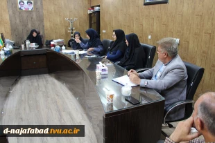 جلسه هماهنگی فرایند ثبت نام دانشجویان جدیدالورود مهر1402  آموزشکده دختران نجف آباد برگزار شد 5