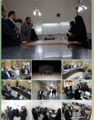 بازدید جناب آقای اعتصامیان مشاور و مدیرکل حراست دانشگاه فنی و حرفه‌ای و هیئت همراه از آموزشکده فنی وحرفه ای دختران نجف آباد 5