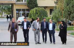 بازدید جناب آقای اعتصامیان مشاور و مدیرکل حراست دانشگاه فنی و حرفه‌ای و هیئت همراه از آموزشکده فنی وحرفه ای دختران نجف آباد 8