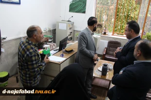 بازدید جناب آقای اعتصامیان مشاور و مدیرکل حراست دانشگاه فنی و حرفه‌ای و هیئت همراه از آموزشکده فنی وحرفه ای دختران نجف آباد 11