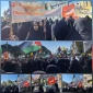اجنماع همکاران ودانشجویان  در محکومیت جنایات وحشیانه رژیم کودک کش صهیونیستی شهرستان نجف آباد