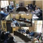 دیداردکتر اکرامیان مجری پروژه رشد وتوسعه وحمایت از نوآوری ها در جهادکشاورزی کشور و همراهان از موسسه کارآفرینی امید رویش با ریاست آموزشکده