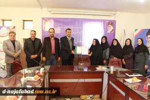 آیین افتتاح مرکز مدیریت مهارت آموزی ومشاور شغلی وانعقاد تفاهم نامه درآموزشکده دختران
 نجف آباد 
 6