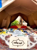برپایی نمایشگاه کتاب با عنوان یار مهربان به مناسبت هفته بسیج در آموزشکده دختران نجف آباد   7