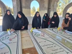 بمناسبت هفته بسیج ، قبور مطهر یادمان شهدای غواص امیرآباد غبار روبی وعطر افشانی شد. 5