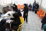 میز خدمت و پویش ملی سلامت ،تیم غربالگری شبکه بهداشت نجف آباد درآموزشکده دختران نجف آباد  5