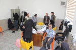 میز خدمت و پویش ملی سلامت ،تیم غربالگری شبکه بهداشت نجف آباد درآموزشکده دختران نجف آباد  6