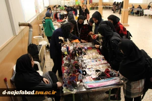 بازدید از نمایشگاه وبازارچه دانشجویی ومشاغل خانگی در هفته پژوهش 1402 آموزشکده دختران نجف آباد  2