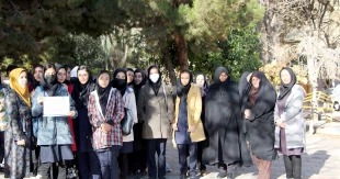 بازدید دانش آموزان هنرستان ساعی شهرستان از آموزشکده فنی وحرفه ای دختران نجف آباد« سمیه»  7