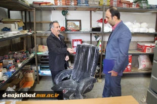 بازدید نماینده نظارت و ارزیابی وتضمین کیفیت دانشگاه فنی وحرفه ای استان اصفهان از آموزشکده دختران نجف آباد   7
