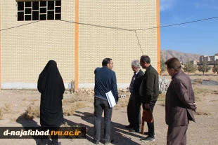 بازدید از پروژه نیمه تمام سالن ورزشی آموزشکده دختران نجف آباد 7