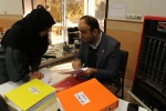 بازدید ونظارت ارزیابی ناظر دانشگاه فنی وحرفه ای مبنی بر نحوه برگزاری امتحانات پایان ترم ازآموزشکده دختران نجف آباد  3