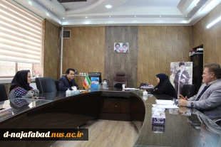 دیدار رئیس اتاق اصناف شهرستان با ریاست آموزشکده فنی وحرفه ای دختران نجف آباد  3