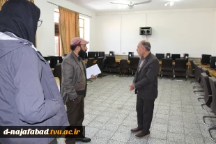 بازدید هیات نظارت و ارزیابی و تضمین کیفیت آموزش عالی استان اصفهان  از آموزشکده فنی و حرفه ای دختران نجف آباد  5