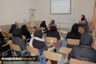 برگزاری کارگاه آموزشی اصلاح سبک زندگی با تغدیه سالم در آموزشکده دختران نجف آباد 5