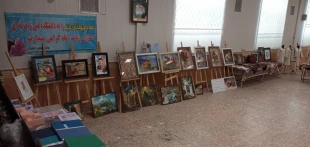 برپایی نمایشگاه و بازارچه مشاغل خانگی به مناسبت هفته مشاغل در آموزشکده دختران نجف آباد 
 2