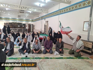 تجمع دانشجویان،همکاران واساتید آموزشکده دختران نجف آباد در حمایت از دانشجویان آزادی‌خواه حامی فلسطین در جهان 3