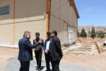 بازدید معاونت عمرانی فرمانداری بهمراه  مدیریت اموربرق شهرستان جهت واگذاری انشعاب برق از سالن ورزشی خوابگاه دانشجویی آموزشکده دختران نجف آباد 3