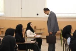 بازدید ونظارت ارزیابی ناظر دانشگاه فنی وحرفه ای استان مبنی بر نحوه برگزاری امتحانات پایان ترم ازآموزشکده دختران نجف آباد  3