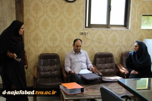 بازدید ونظارت ارزیابی ناظر دانشگاه فنی وحرفه ای استان مبنی بر نحوه برگزاری امتحانات پایان ترم ازآموزشکده دختران نجف آباد  7