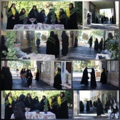 آیین بازگشایی دانشگاه ها واستقبال از دانشجویان با حضورخادم یاران حرم رضوی در آموزشکده ملی مهارت دختران نجف آباد برگزار شد  2