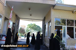 آیین بازگشایی دانشگاه ها واستقبال از دانشجویان با حضورخادم یاران حرم رضوی در آموزشکده ملی مهارت دختران نجف آباد برگزار شد  6