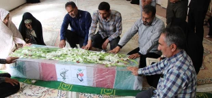 آیین استقبال از شهید مهدی سلطانی درآموزشکده ملی مهارت دختران نجف آباد 7